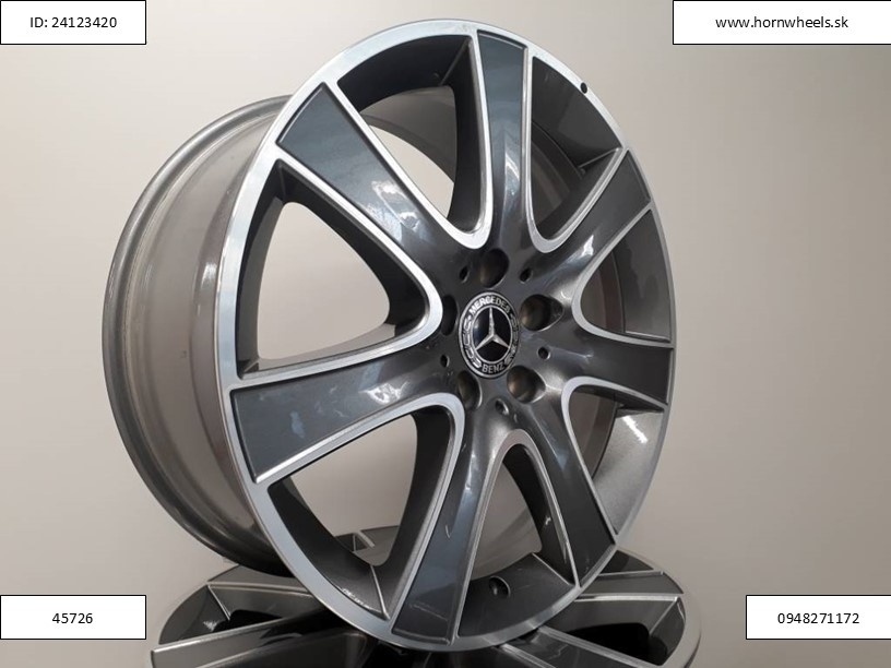 Mercedes C, E, S alu disky 5x112 R18 dvojrozmer 1220