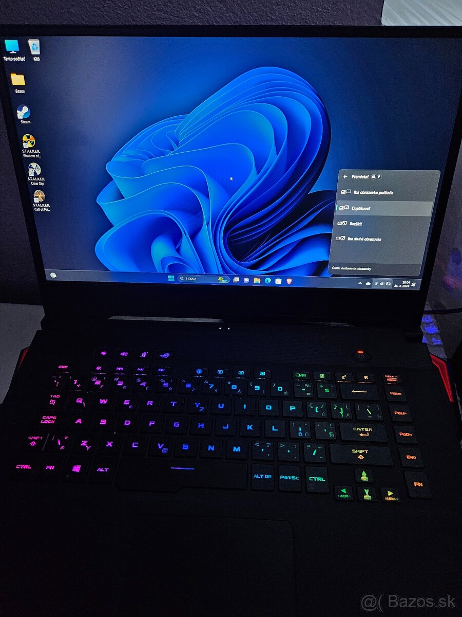 Herny Notebook Asus Rog Zephyrus. Mozna Vymena