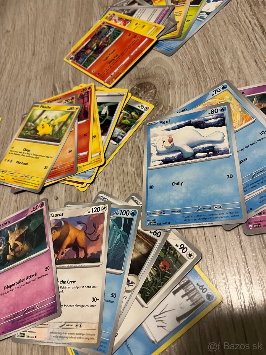 Pokémon karty bulk 200ks od 5€