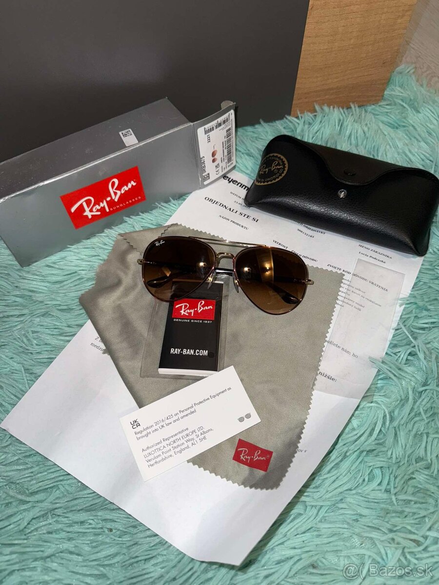 Ray-Ban original slnecne luxusne stylove okuliare