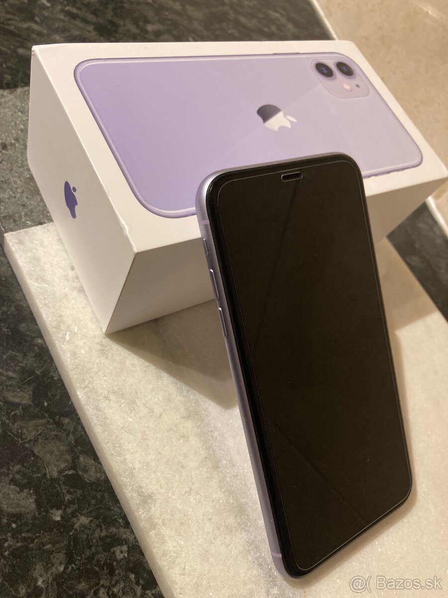 iPhone 11 purple 64gb black