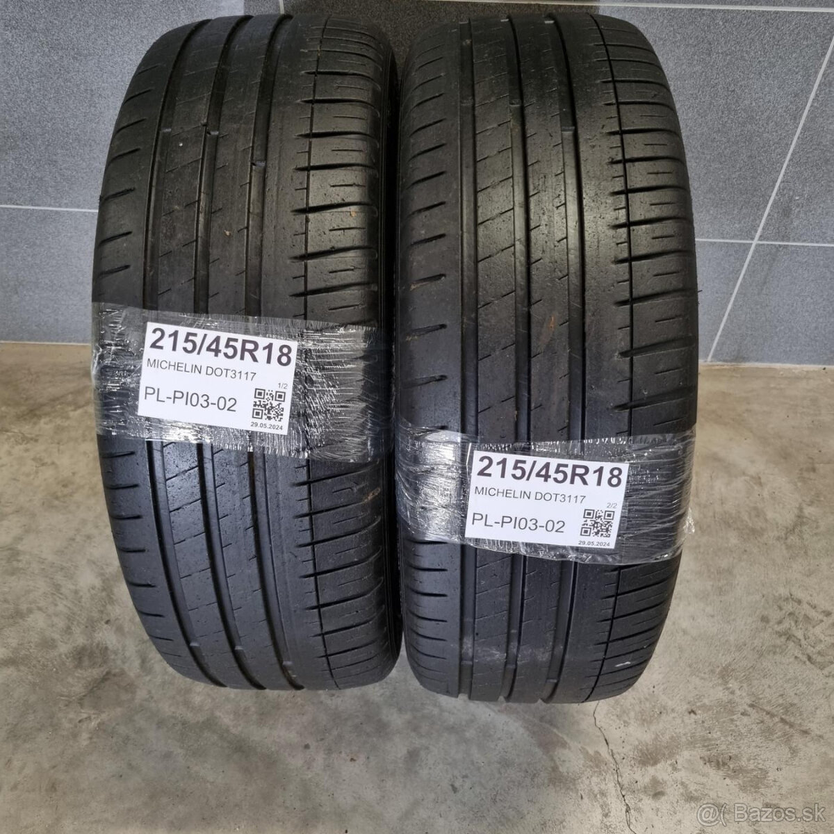 Letné pneumatiky 215/45 R18 MICHELIN DOT3117