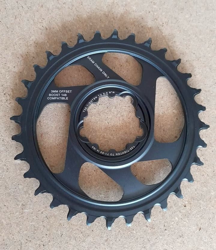 Sram GX EAGLE prevodnik 32 zubov, offset 3 mm, lunar grey