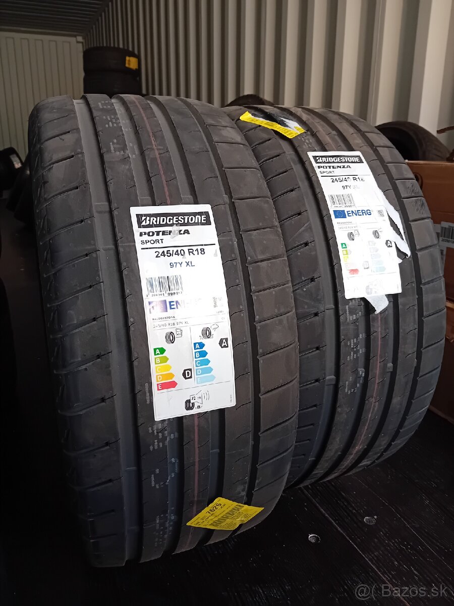 2x Bridgestone Potenza Sport 245/40R18 97Y XL