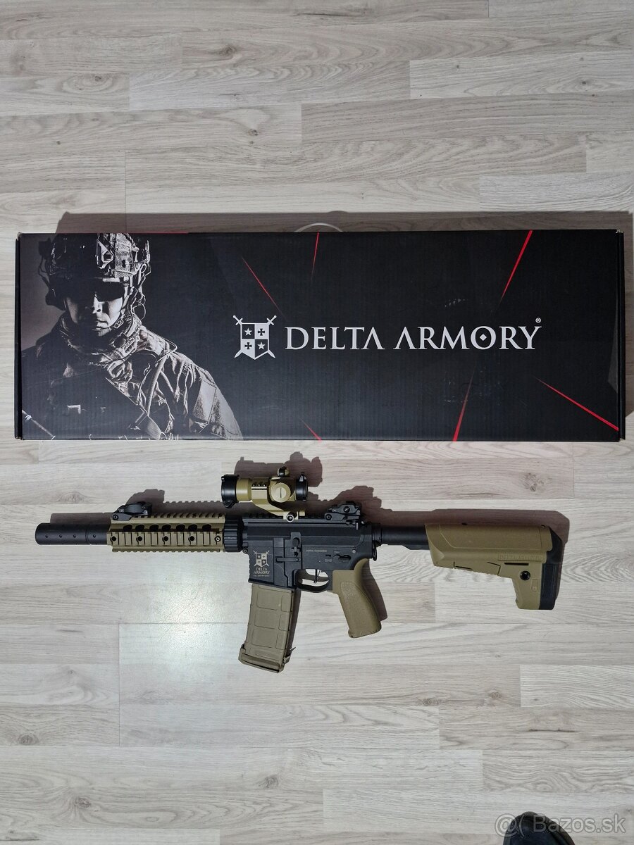 Airsoft Delta Armory AR15 SILENT OPS Charlie Half Tan