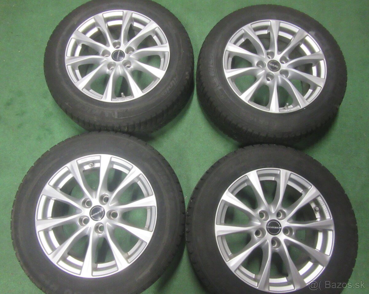 R16 Zimná sada BORBET rozteč 5x112 205/60R16