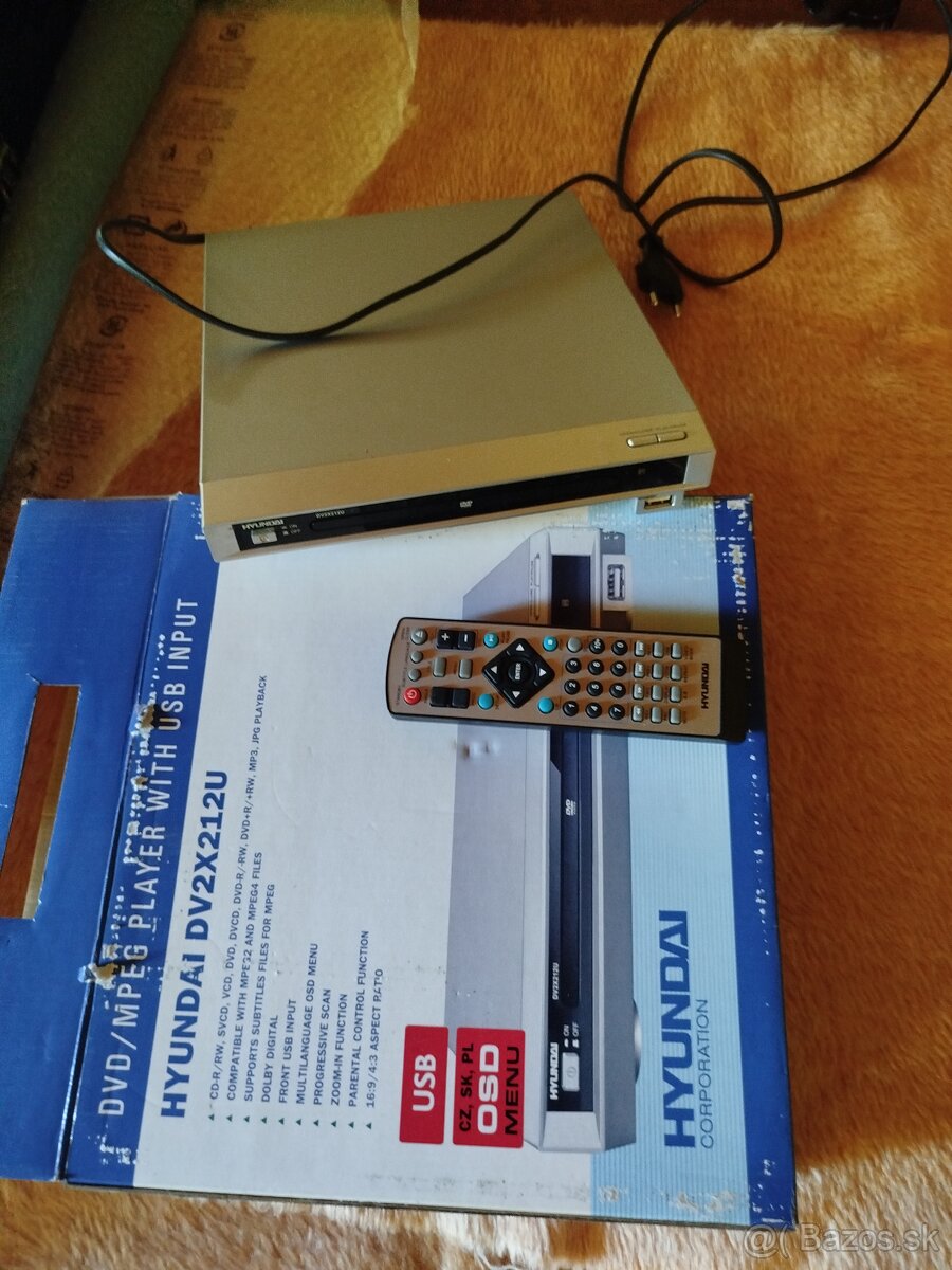 Dvd prehravac Hyundai s usb vstupom