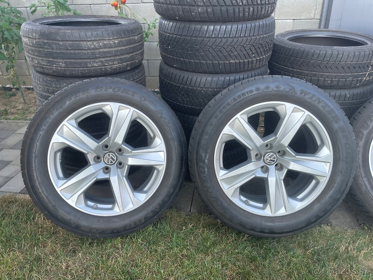 255/55 r19 zimná sada TOUAREG 3.gen, AUDI Q7