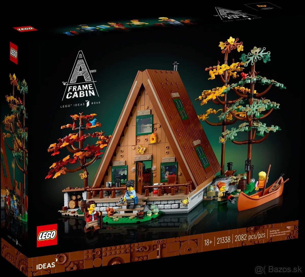 predam nove lego 21338 a-frame cabin