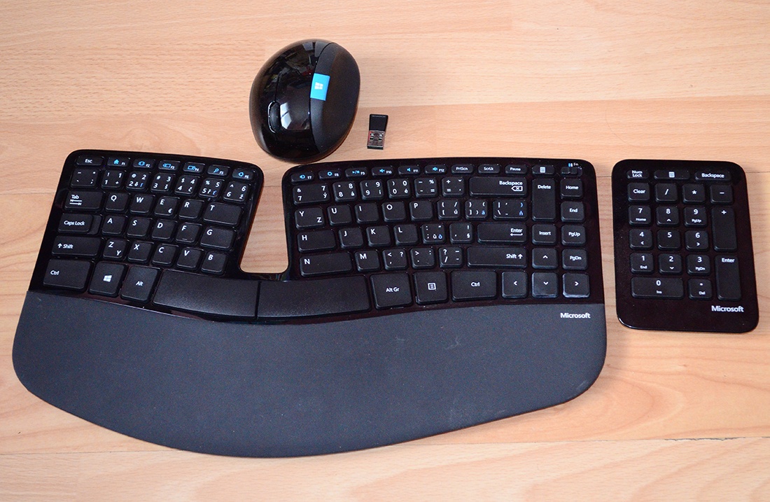 Microsoft Sculpt Ergonomic bezdrôtová klávesnica a myš