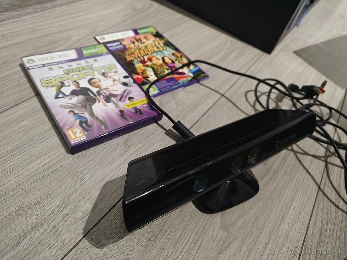 Xbox 360 Kinect + 2 hry