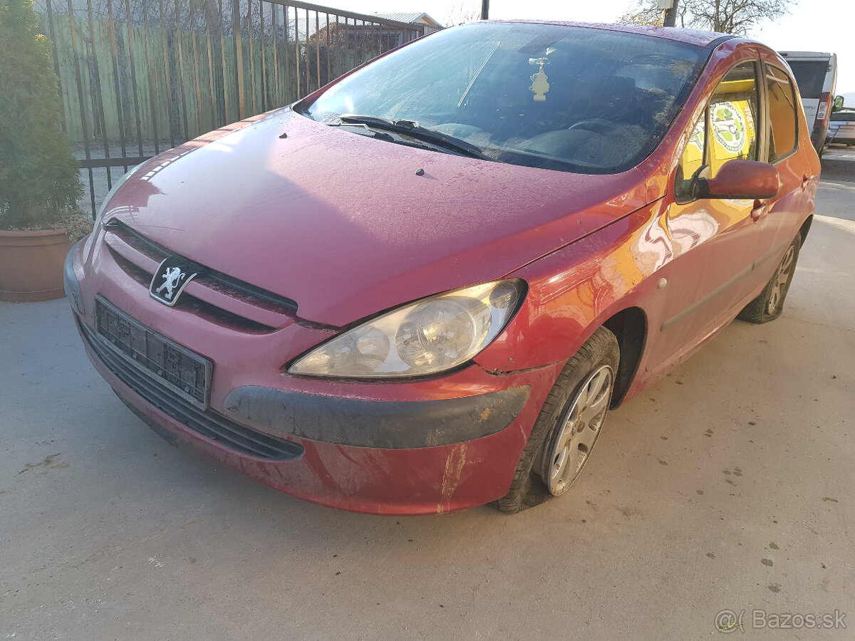 PEUGEOT 307 2,0D 66KW  RV.2003