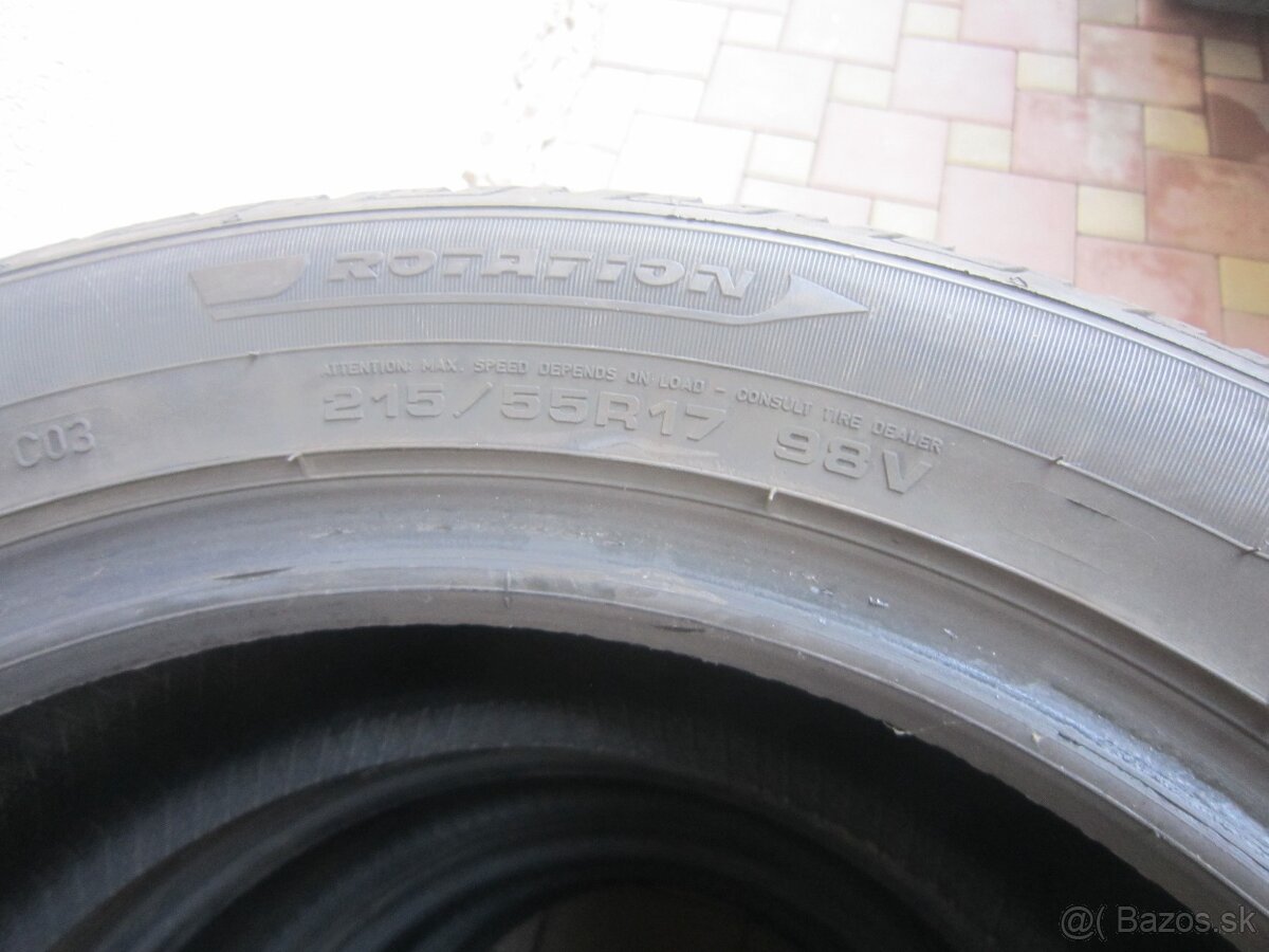 215/55R17 98V zimne pneu Fulda Kristall control hp2