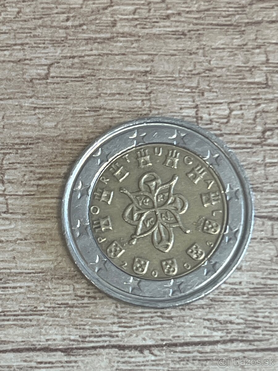 2 € minca Portugalsko 2003