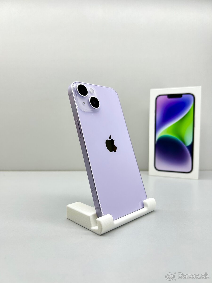 iPhone 14 PURPLE 128GB TOP STAV ORIGINÁL