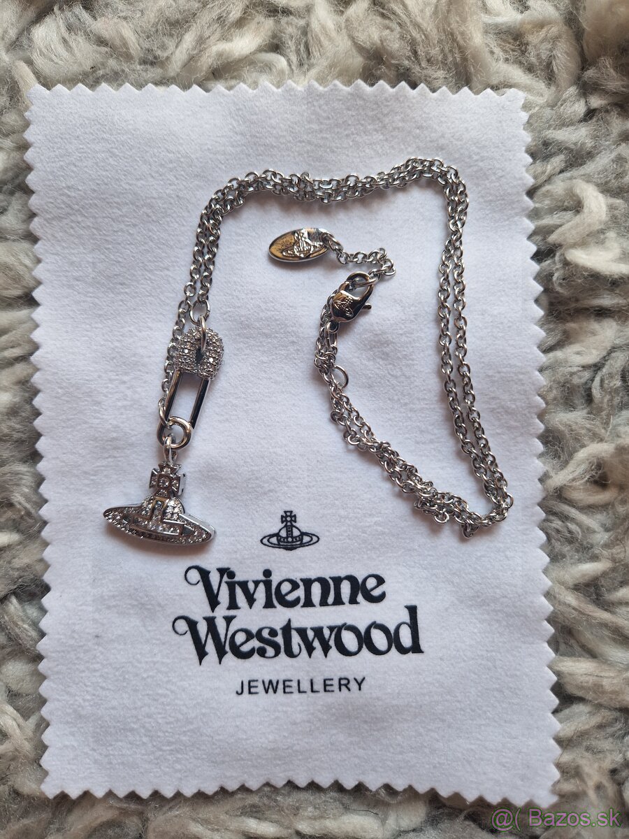 Vivienne Westwood Strieborný Náhrdelník