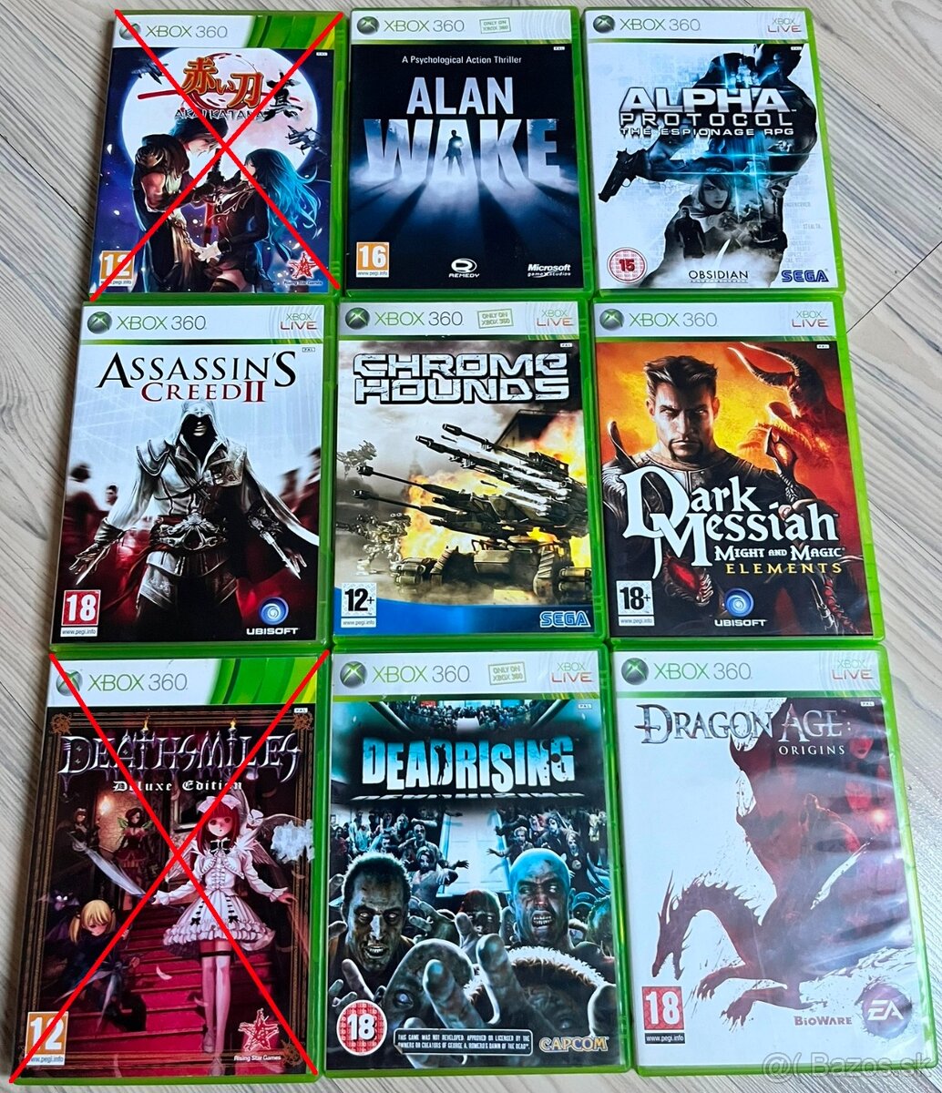 Hry Xbox 360 - Akai Katana, Onechanbara, Star Ocean,...