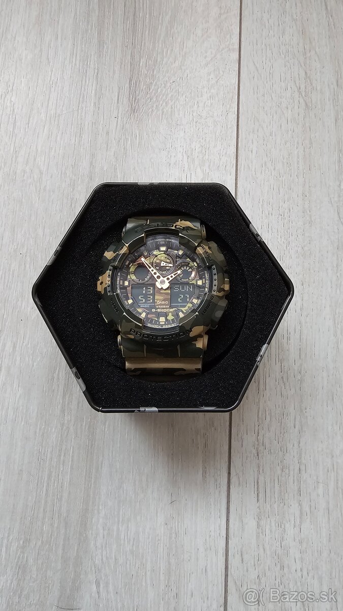 Pánske hodinky CASIO G-SHOCK GA-100CM-5AER