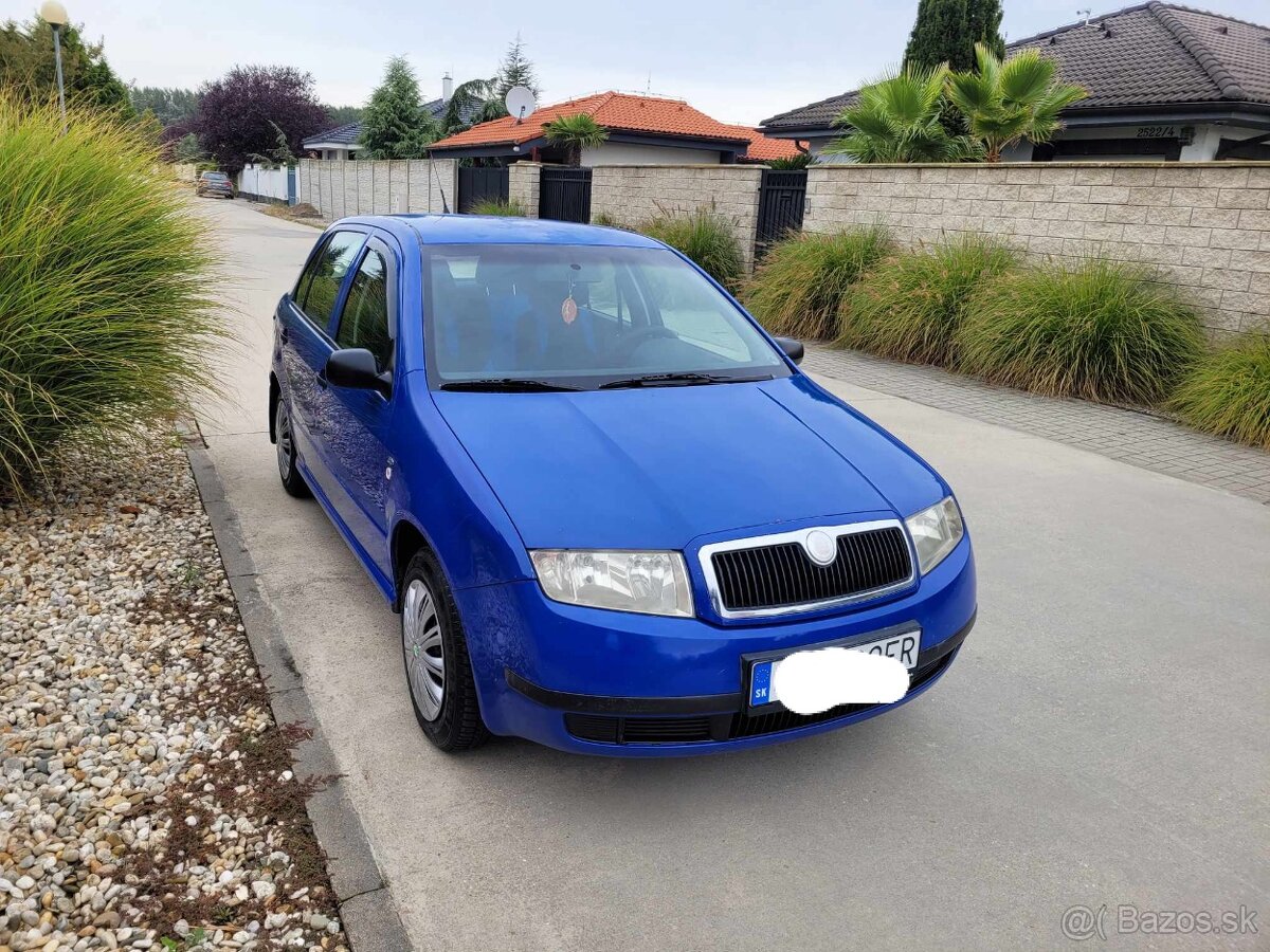 Predam škoda fabia 1.4 mpi benzín kw 44 rok výroby 2003