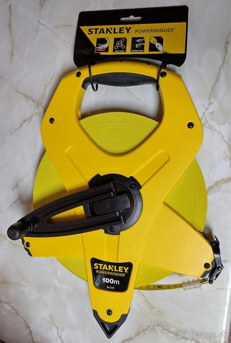 Meracie pásmo 100m Stanley powerwinder