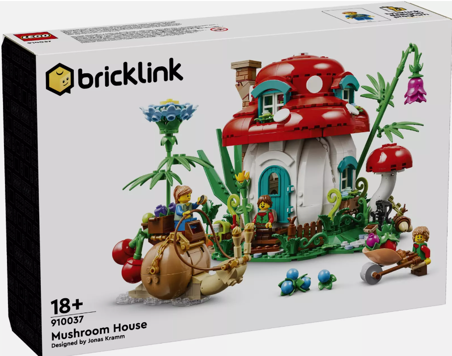 910037 Lego Bricklink Mushroom house