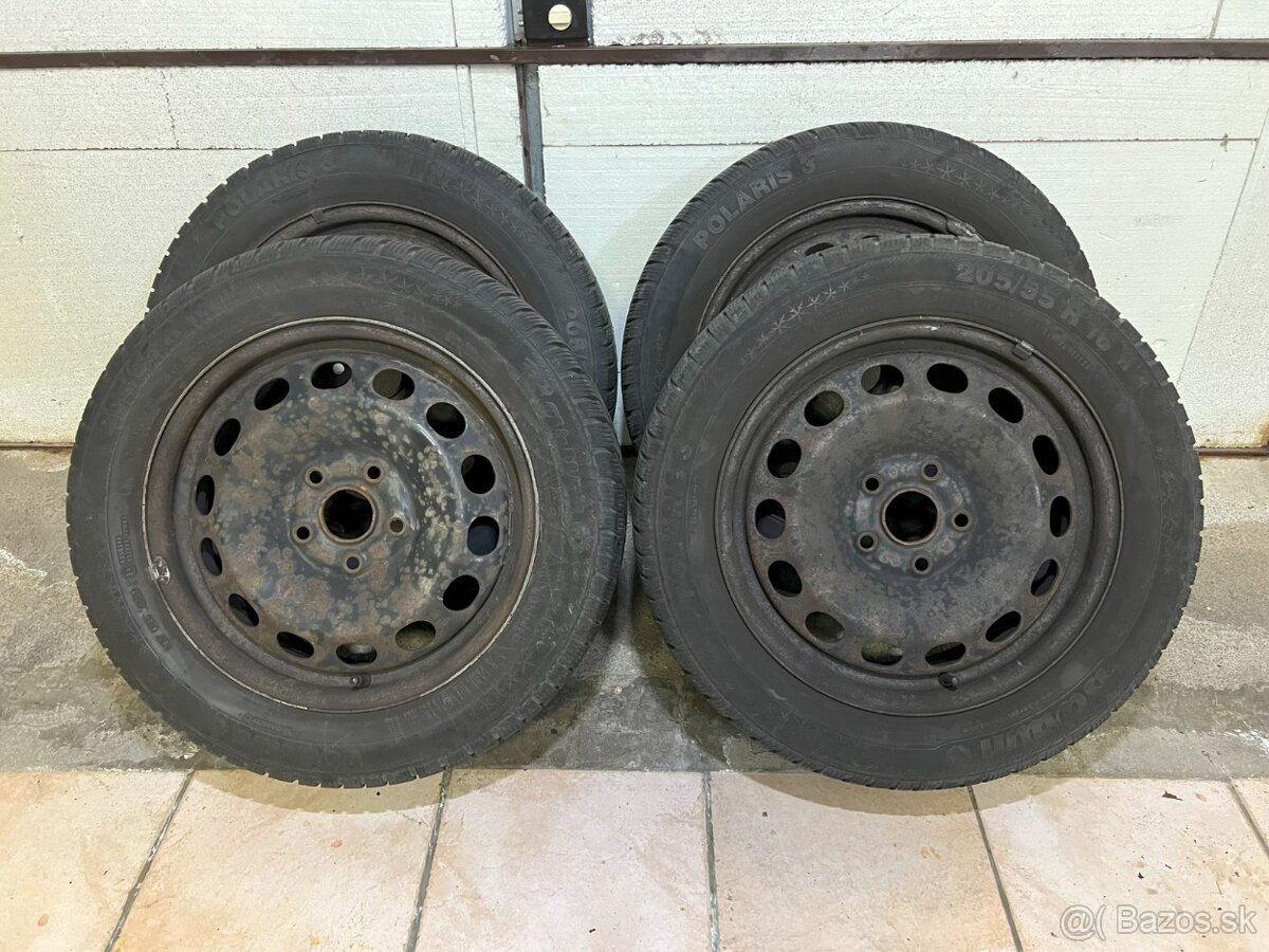 Predám komplet kolesá 205/55 R16, 6Jx16H2 ET50 5x112