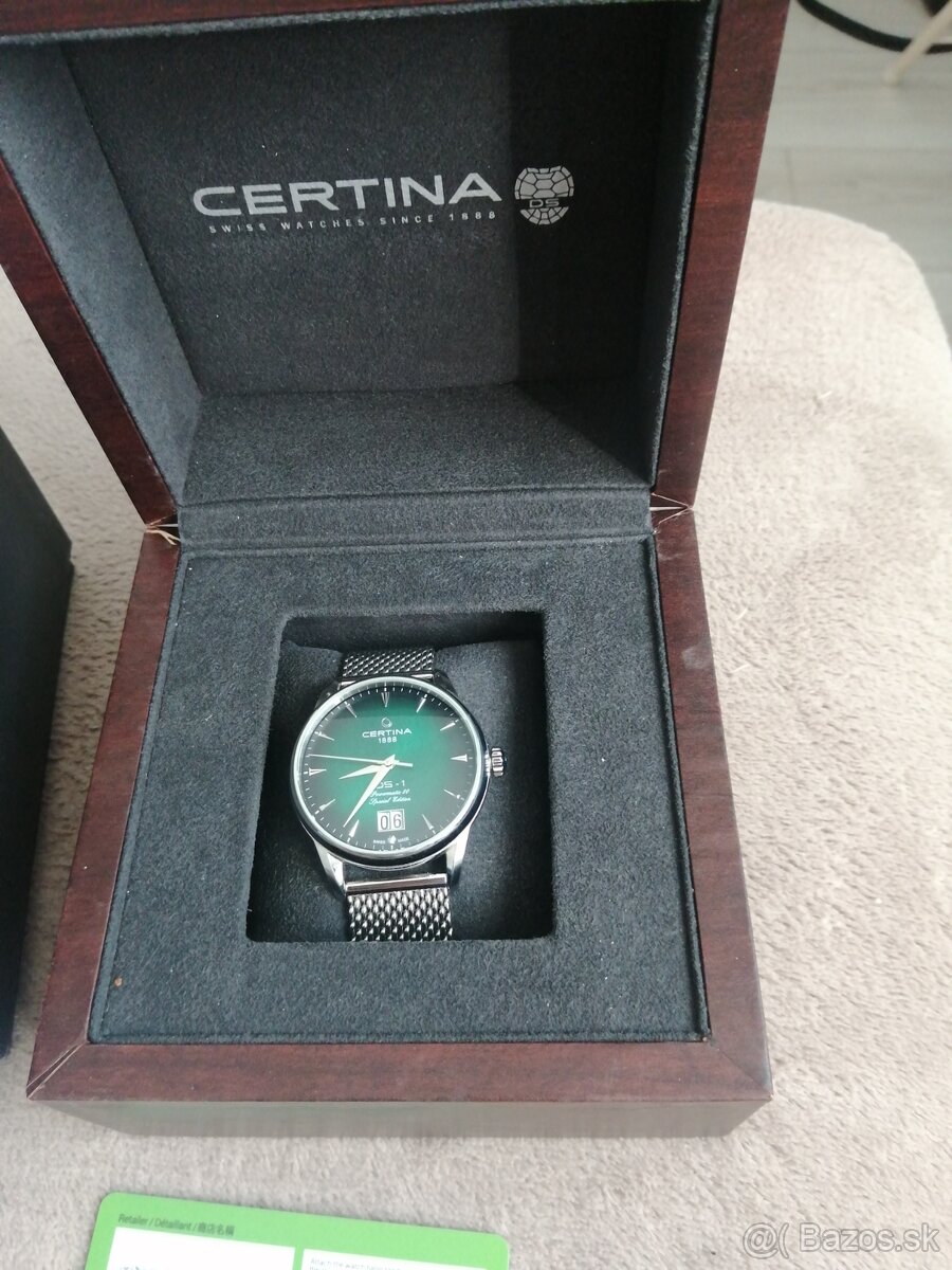 Certina Big Date Powermatic 80 60 anniversary nivachron