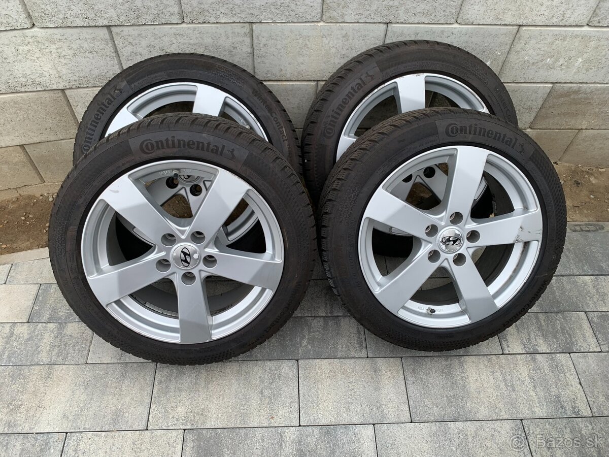 ALU disky + Zimné pneu 215/50 R17 na Hyundai 5x114,3 R17