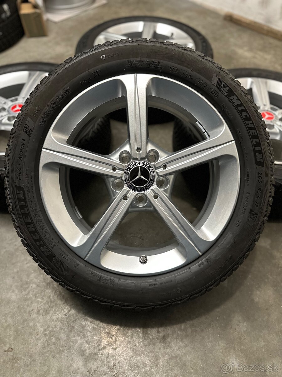 Zimná sada 5x112 R17 , 205/55/17 Mercedes W177 , C118