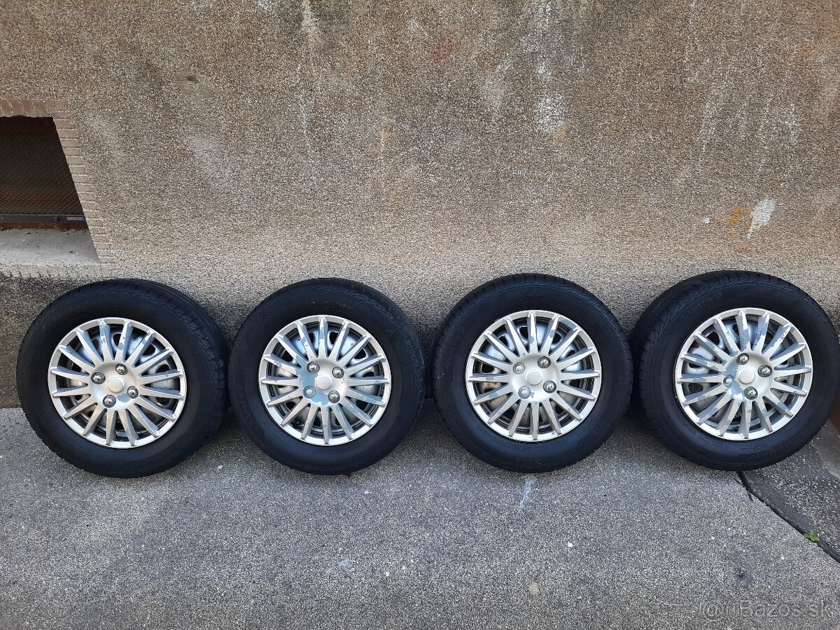 Plechové disky s letnými pneumatikami r13, 4x100