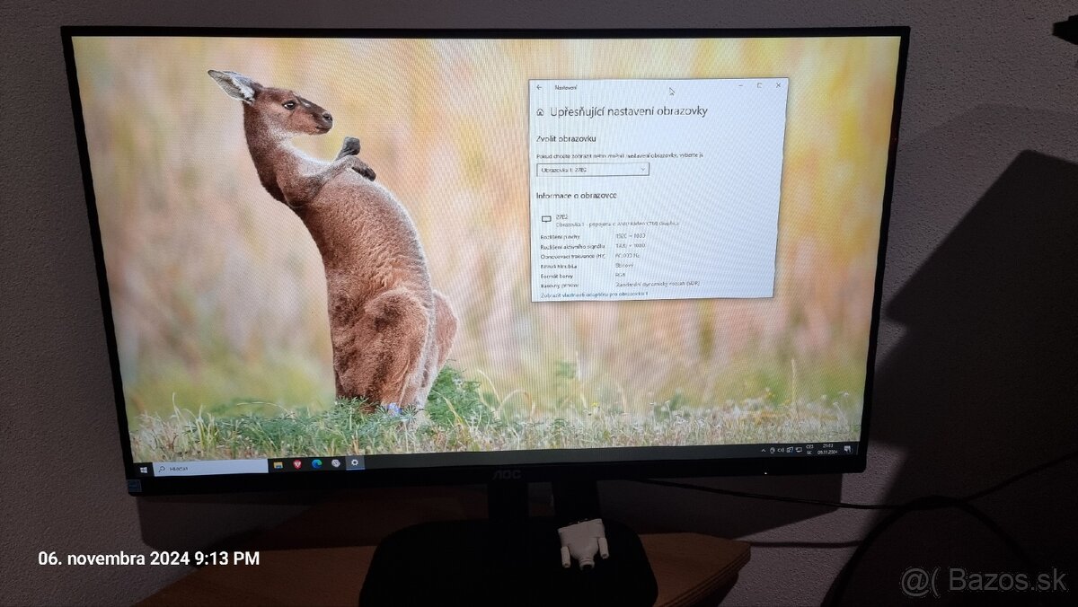 AOC 27" Full HD monitor.