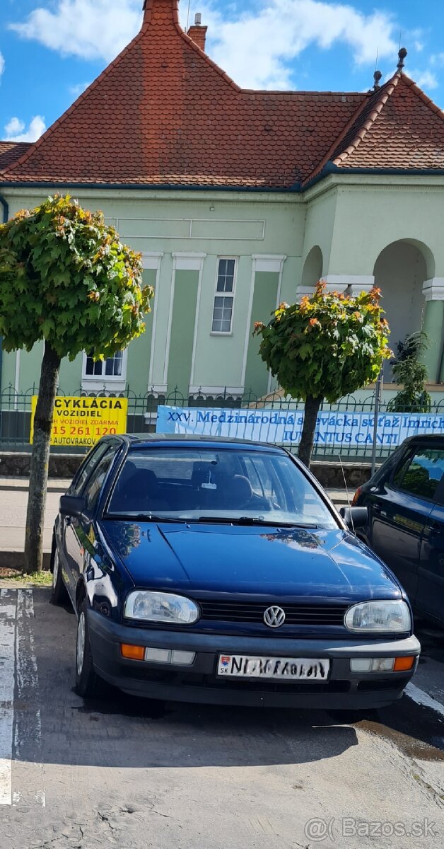 Predám VW golf mk3 1.6 55kw