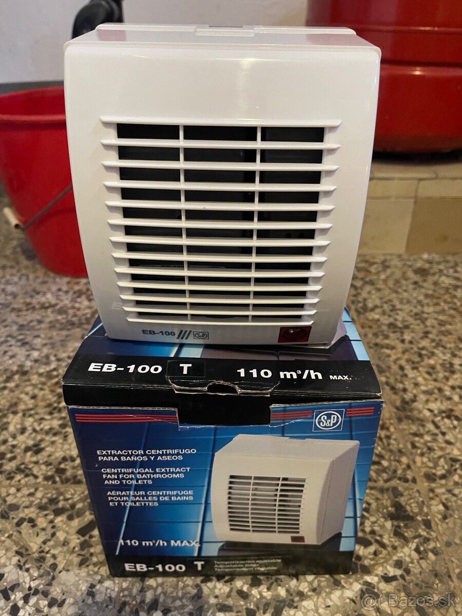 Predám nové výkonné axiálne domové ventilátory, priemer 100