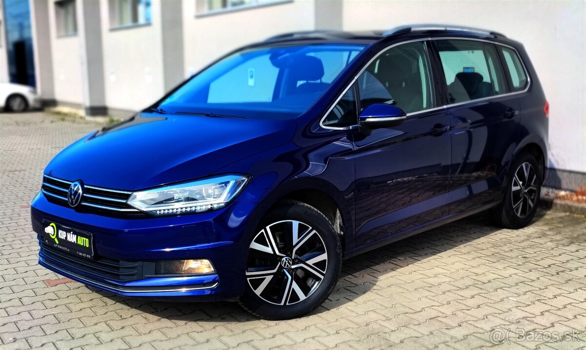 VW TOURAN 2.0 TDI 110KW DSG, 2021, HIGHLINE, TAŽNE, 1.M, DPH