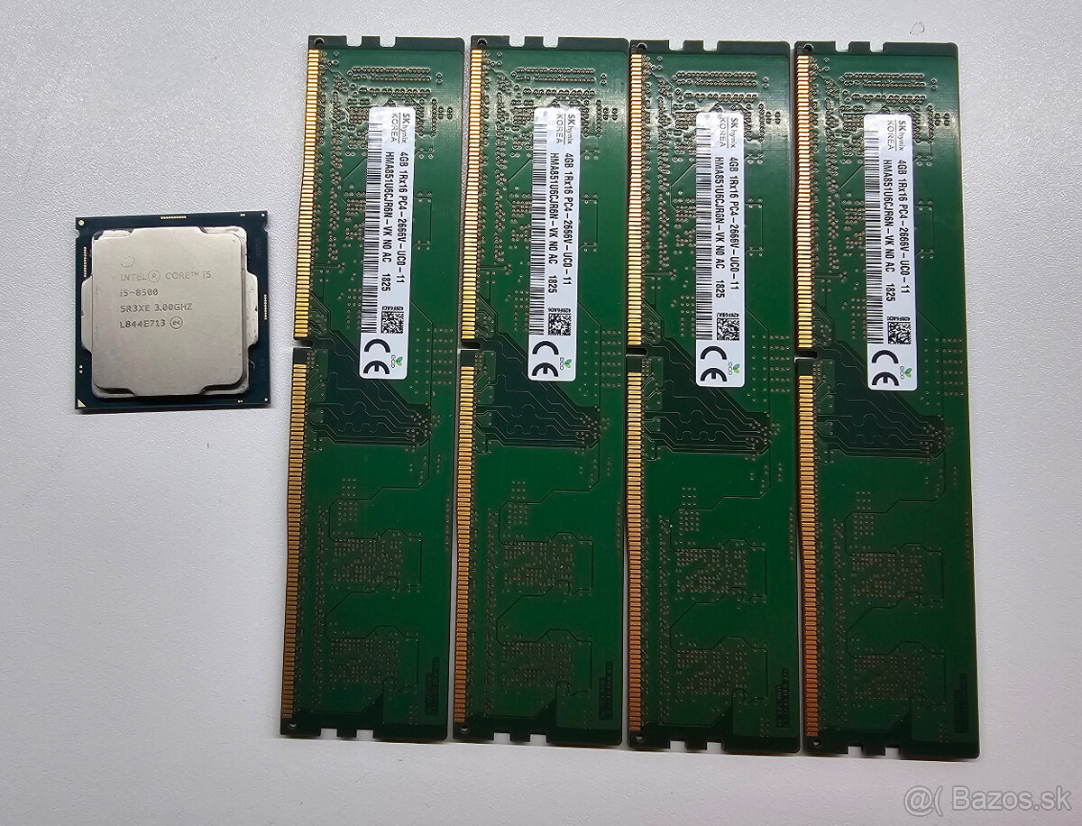 Predam I5 8500 + 4x4GB RAM