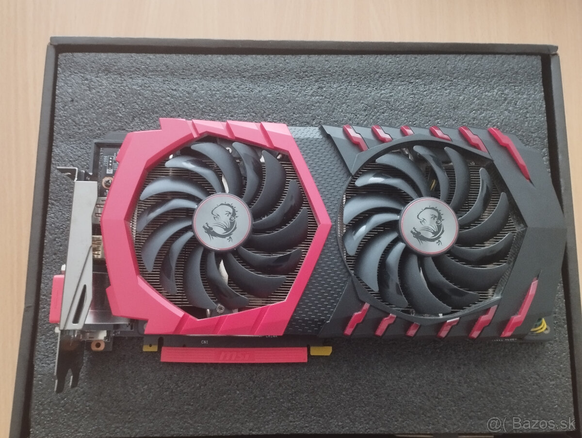 Predám MSI GeForce GTX 1060 GAMING X 6G