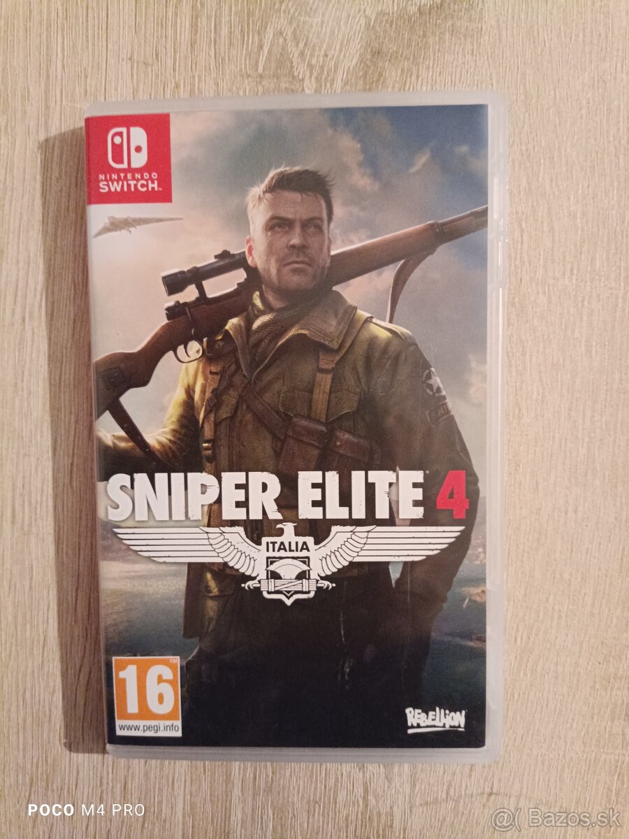 Hra na nintendo switch sniper Elite 4 italia