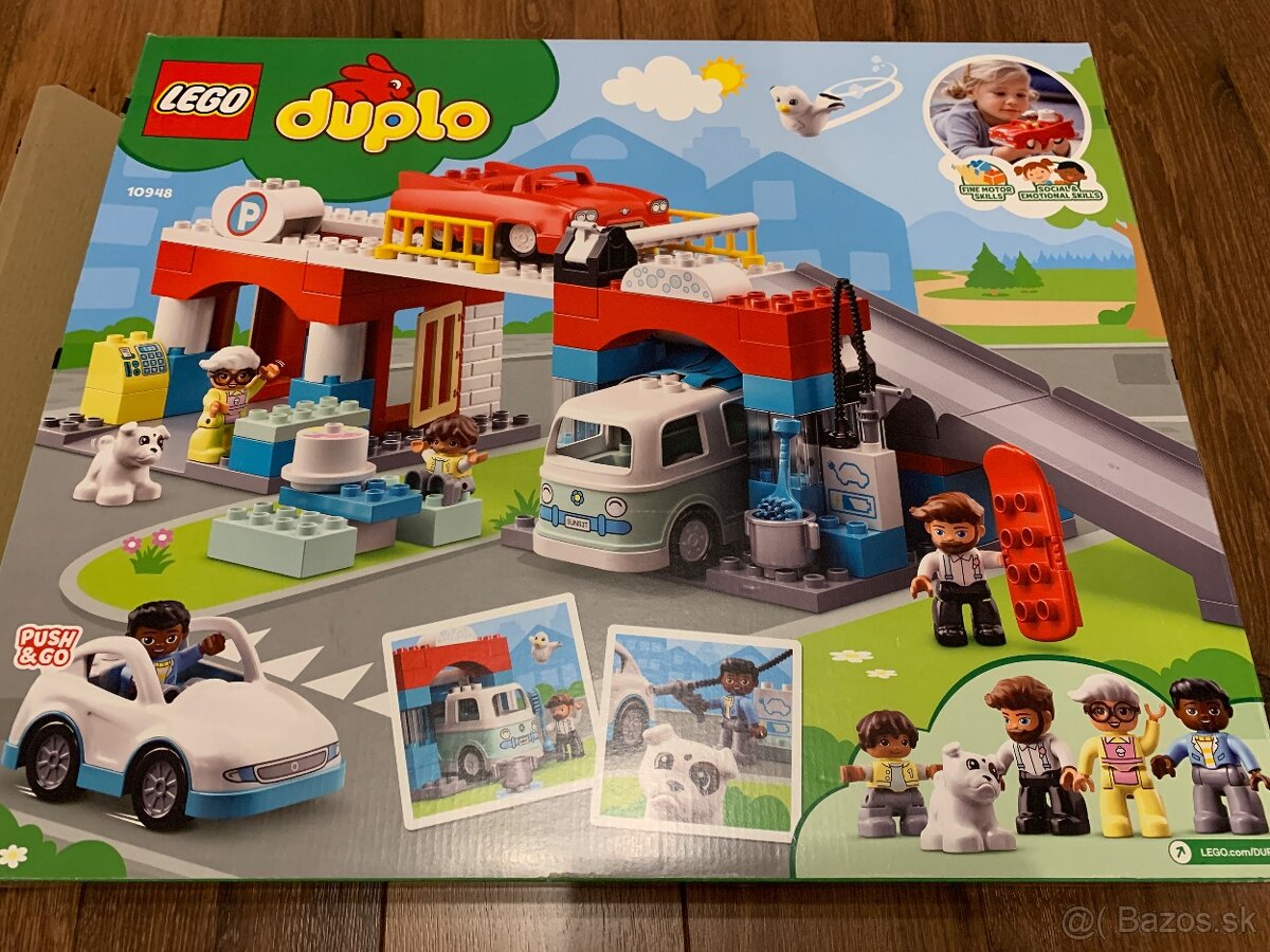 Predám Lego DUPLO 10948 - Garáž a autoumyváreň