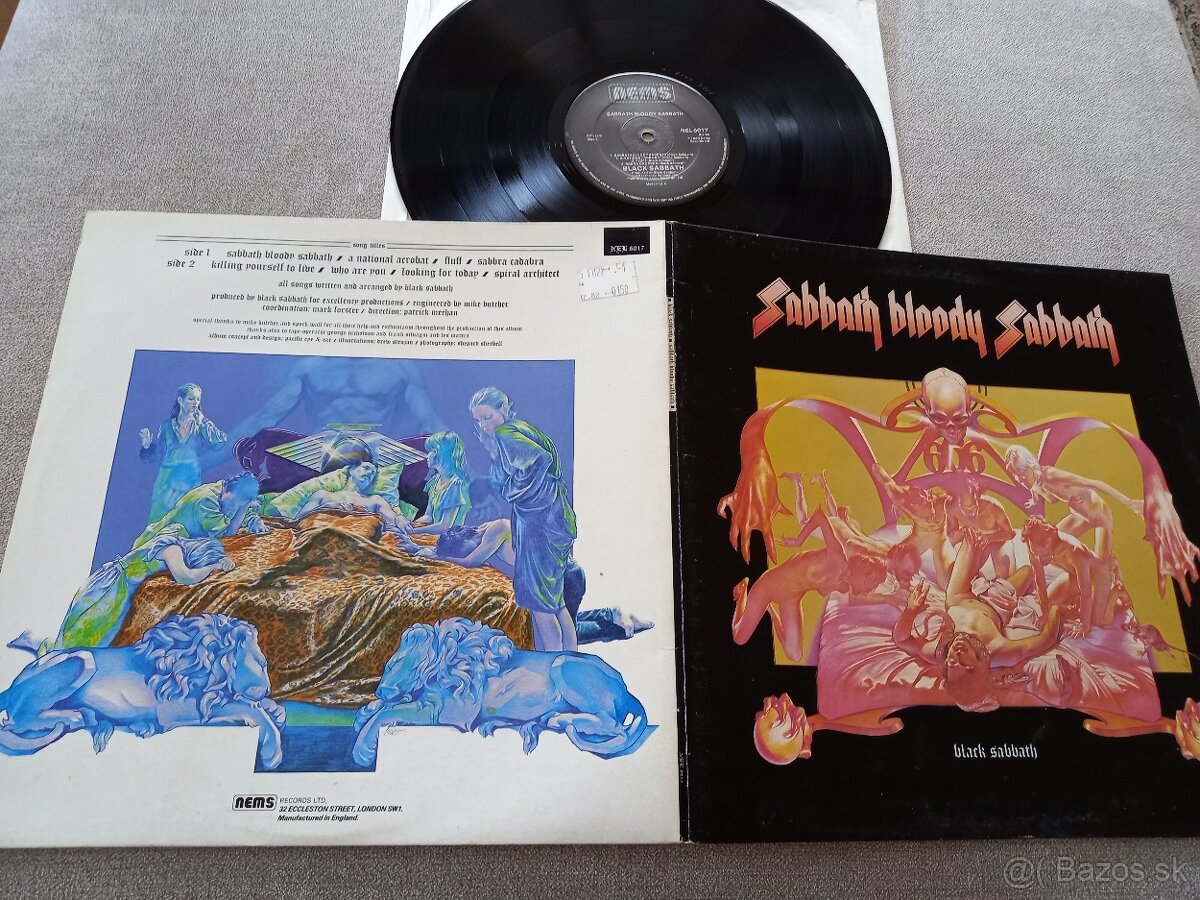 BLACK SABBATH   „Sabbath Bloody Sabbath „ /Nems 1980/rozkl o