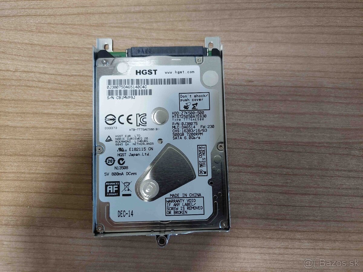 HDD Hitachi 500GB SATA 2.5"