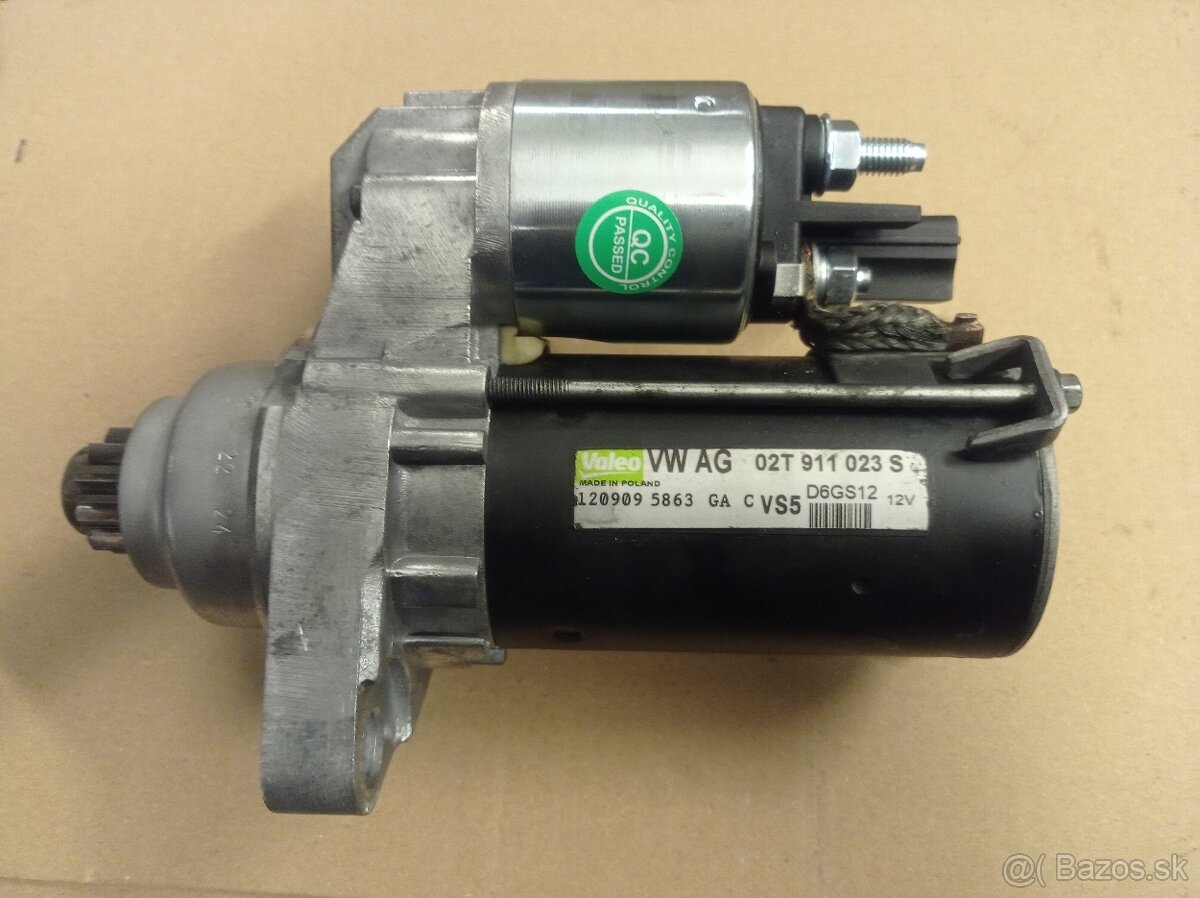 Štarter Valeo 02T 911 024S , D6GS12M