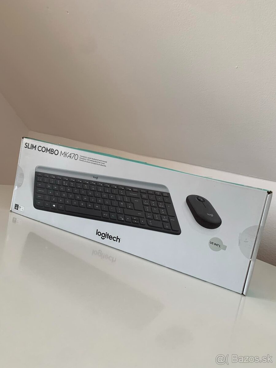 Logitech MK470 Wireless Slim Combo bezdrôtový set klávesnica