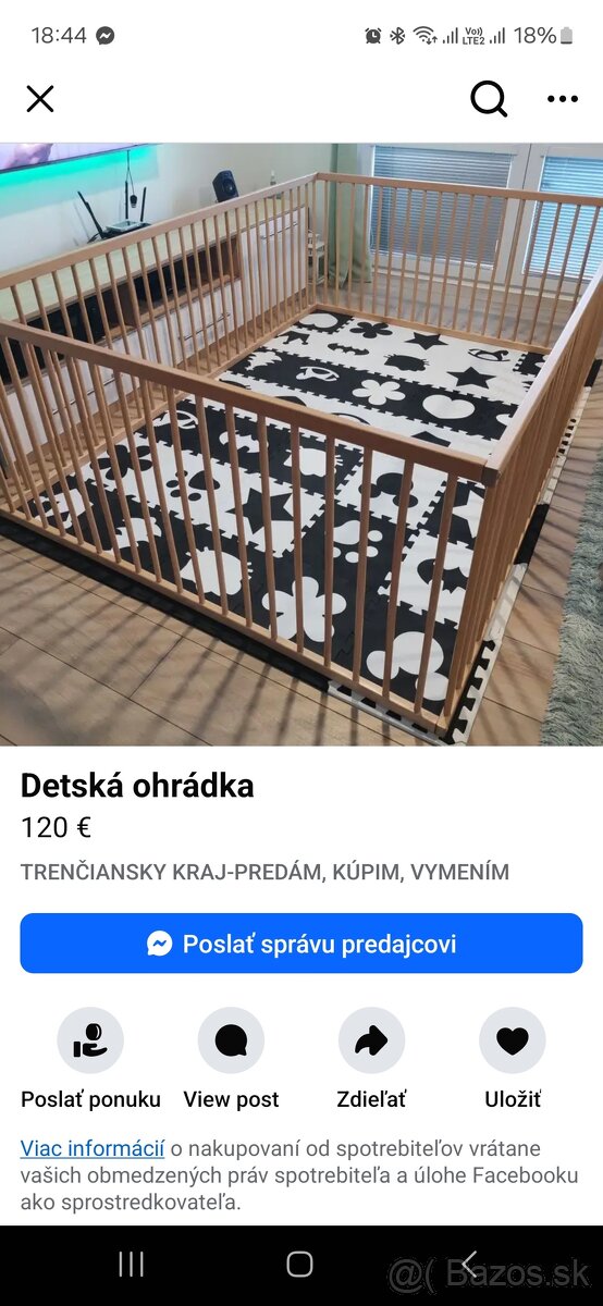 Decká ohrádka