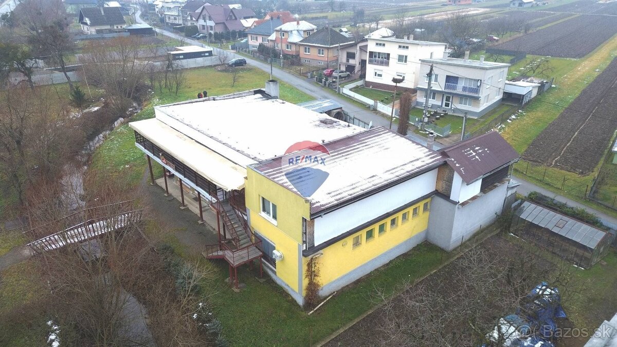 Multifunkčná zrekonštruovaná obchodná budova, 1200m2, Dlhé n