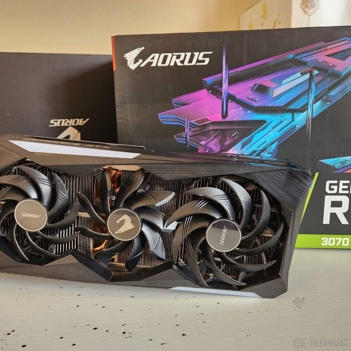 GIGABYTE AORUS GeForce RTX 3070 MASTER 8GB