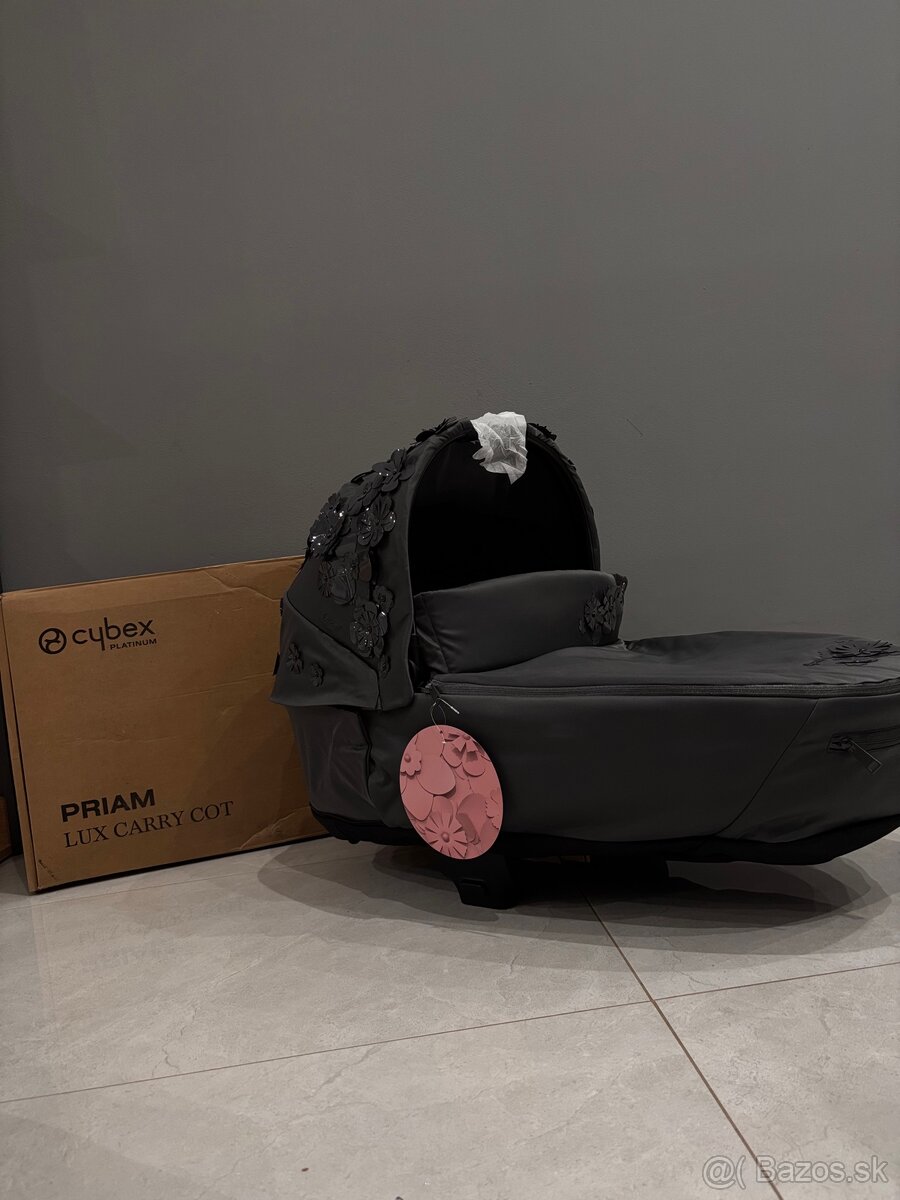 Cybex priam vanička nová simple flowers grey 2023