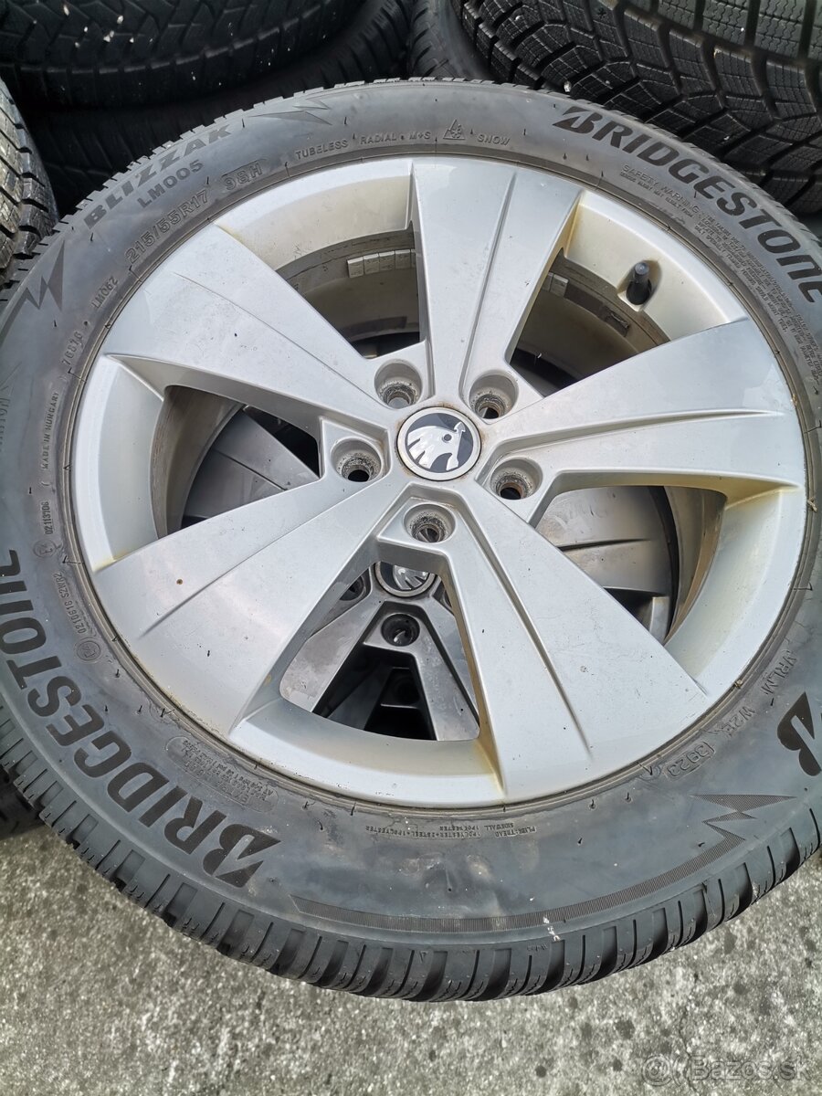 215/55 R17 ZIMNE OBUTIE NA ELEKTRONOCH 5X112