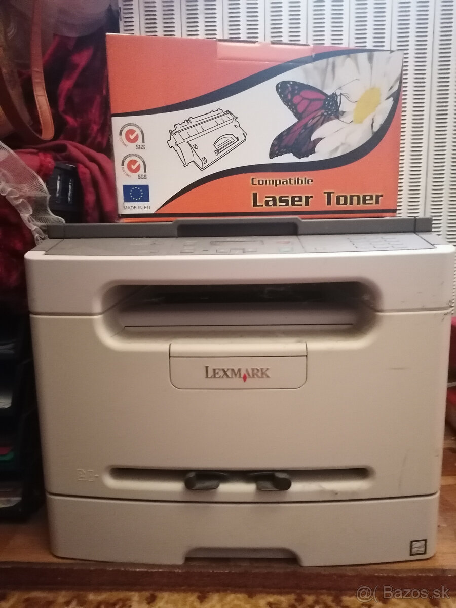 Tlačiareň Lexmark X203n + 1 nepoužitý toner