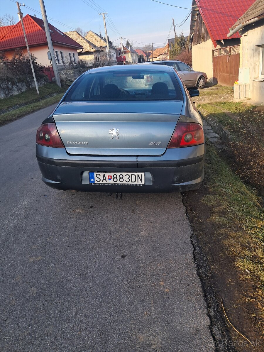 Rozpredám peugeot 407 1.6hdi 80kw