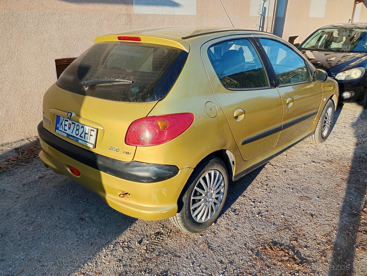 Peugeot 206 1.4 HDi 50kW